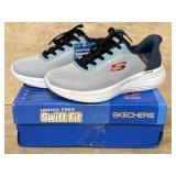 Gray/Black Menï¿½s Sneakers, Size 10