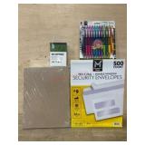 Office Supplies Bundle, 526 Items Total