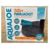 50ft AquaJoe FiberJacket Garden Hose