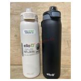 Two Ello Plastic Water Bottles