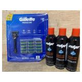 Edge Shave Gel and Razor Set with Cartridges