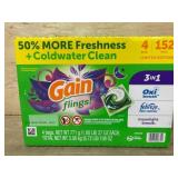 Gain Flings Laundry Detergent 152 Pacs
