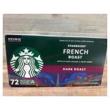 Starbucks French Roast K-Cup Pods, Dark Roast