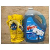 Windex Cleaner and Pledge Lemon Polish Set