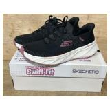Ladies Black/Pink Swift Fit Sneakers Size 9