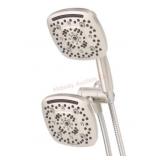 Dual Shower Head System With Hose