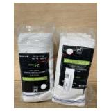 White Cotton Barmop Towels, 24-Pack