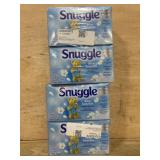 Snuggle Blue Sparkle Dryer Sheets ï¿½ Lot of 4