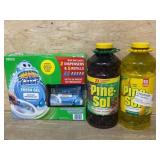 Cleaning Supply Bundle With Pine-Sol and Scrubbing