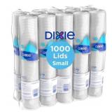 Dixie Dome Plastic Hot Cup Lids, 1000 Pack