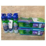 Cleaning Supplies Lot: Foam Cleaner and Wet Cloths