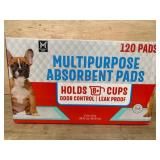 Multipurpose Absorbent Pads, 120 Count