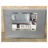 Queen Grey Egyptian Cotton Sheet Set