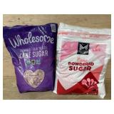 Cane Sugar and Powdered Sugar Bags
