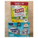 Glad Trash Bags with Power Flex Bags