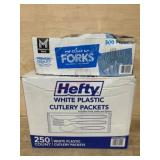 Plastic Forks and Cutlery Packets