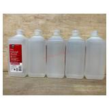 Five Bottles of 91% Isopropyl Alcohol
