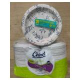 Chinet Classic and Up & Up Paper Plates Bundle