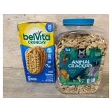 Blueberry Breakfast Biscuits & Animal Crackers