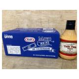 Kraft Mayo Pouches and Yum Yum Sauce