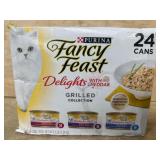 Purina Fancy Feast Grilled Cat Food, 24 Cans