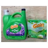 Gain Laundry Detergent and Dryer Sheets Set
