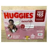Huggies Nourish Baby Wipes, 640 Count