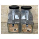 Two Coarse Black Pepper Containers