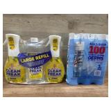 Cleaning Supplies Set With Clean Freak and Lysol