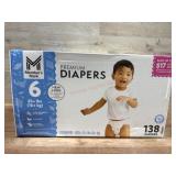Size 6 Premium Diapers, 138-Count