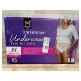 Womenï¿½s Incontinence Underwear, 92 Count