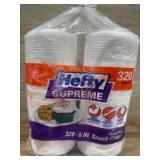 Hefty Supreme 6-Inch Snack Plates, 320-Count
