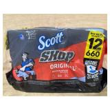 Scott Shop Original Towels, 12 Rolls
