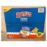 Ruffles Cheddar & Sour Cream Chips, 50 Bags