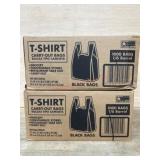 T-Shirt Style Carry-Out Bags, 2000 Count