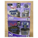 Trash Bags, Tall Kitchen and Large Sizes