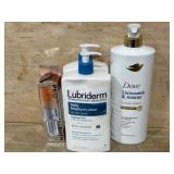 Personal Care Lot With Dove and Lubriderm