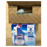 Clorox Toilet Bowl Cleaner 6-Pack and Brushes