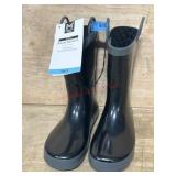 Kids Waterproof Rain Boots Black