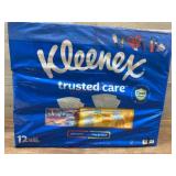 Kleenex Trusted Care 12-Flat Box Pack