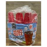 Heavy Duty Red Plastic Party Cups