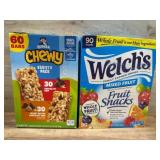 Quaker Chewy Bars and Welchï¿½s Fruit Snacks