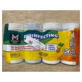 4-Pack Disinfecting Wipes Set With 312 Wipes