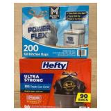 Trash Bags Bundle: 200 Tall Bags + 90 Liners