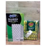 Swiffer Cloths and Scotch-Brite Sponges