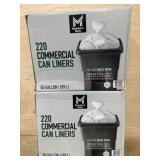 220 Commercial Can Liners, 50 Gallon