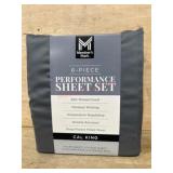 6-Piece Cal King Performance Sheet Set