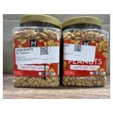 Two Containers of Peanuts With Sea Salt