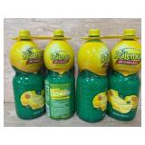 Real Lemon 100 Percent Lemon Juice Set of 4