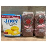 Jiffy Corn Muffin Mix and Camellia Red Kidney Bean